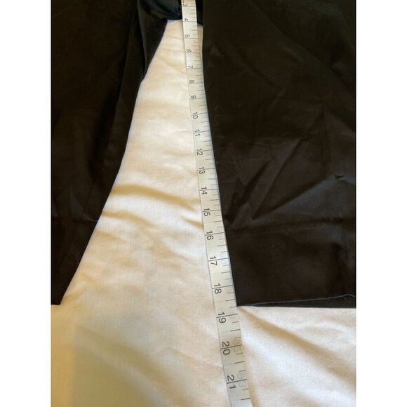 Karen Kane Womens Black Capri Size 18W Cotton Spandex Lifestyle Side Split NEW - Picture 10 of 11